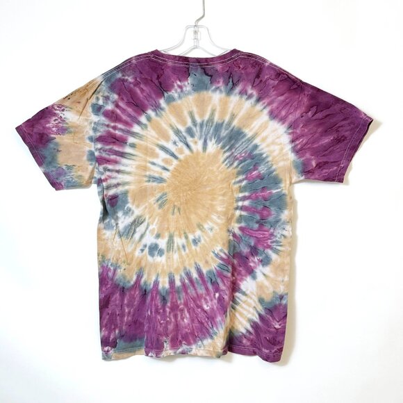 Sublime Unisex Graphic Logo Band T-Shirt Tie Dye Multi Color Sun Waves Fire sz L - Picture 2 of 7